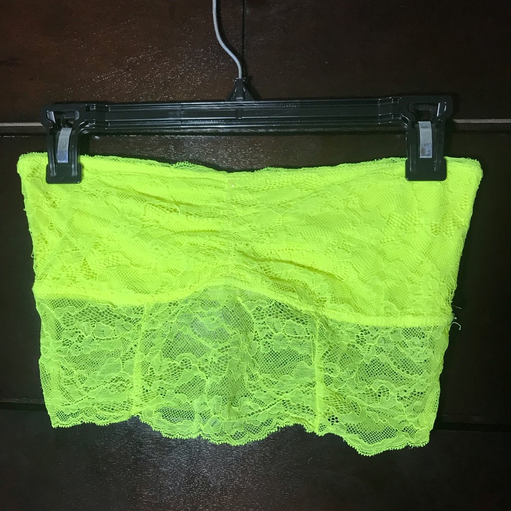 Neon yellow bralette